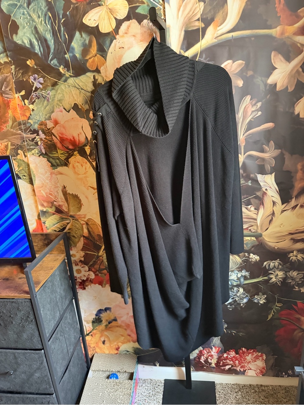 KILLSTAR Sz XL open back knitted sweater dress - Picture 4 of 5